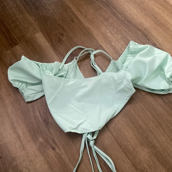 Tops - TIE UP CROP TOP